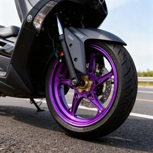 Ruedas de Modificación para Scooter XMAX300 - Llantas de Aluminio Forjado Talladas por CNC, Ligeras, Resistentes a la Intemperie y Económicas - Product Image 6