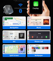 Adaptador Inalámbrico Portátil para Carplay, Compatible Universalmente con Android Auto y Apple CarPlay, Smart Box Dongle