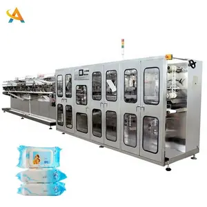 2021 Hoge Snelheid Volautomatische Natte Natte Machine (30-120 Stks/pak) Baby Natte Natte Machine Keuken Natte Tissuepapier Maken Machine