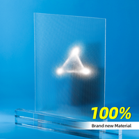 Plaque de diffuseur découpable de haute qualité 1220x2440mm feuille de diffuseur de lumière acrylique Ugr prismatique pour lumière LED