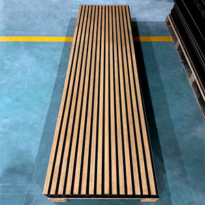 Pannello di parete acustica in poliestere 600 * onda 600 per decorazione interna impiallacciatura in legno di quercia naturale <span class=keywords><strong>Bubos</strong></span> Cimena Hall fonoassorbente - Product Image 5