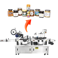 Etiquetadora Automática de 3 Lados para Botellas Redondas, Equipo de Etiquetado de Alta Velocidad para Botellas de Alimentos