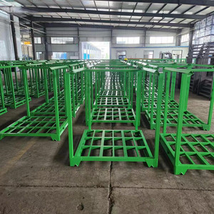 Protección contra la corrosión recubierta de polvo de acero laminado en frío, artículos portátiles plegables, estante de almacenamiento de neumáticos, apilamiento, diseño de palés usados - Product Image 3