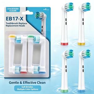 Lot de 4 têtes de brosse de rechange pour brosse à dents électrique, en stock - Product Image 5