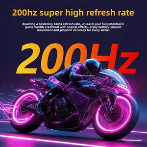 Nueva Pantalla Curva de 30 Pulgadas 2K 200Hz <span class=keywords><strong>2560x1080</strong></span> con Panel VA, 1ms de Respuesta, 100% SRGB para Juegos de Computadora 2026 - Product Image 3