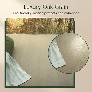 <span class=keywords><strong>Parquet</strong></span> en chêne ingénierie hydrofuge 12h, 12mm, multicouche, âme en bouleau russe, système de pose à clipser, chêne blanc, large planche - Product Image 4