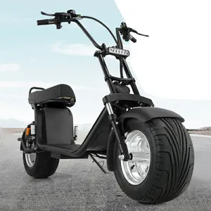 Scooter gorda 1500w para adultos, scooter elétrico de grande potência 60v 40ah 120km porta à porta