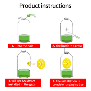 กับดัก<span class=keywords><strong>แมลง</strong></span>วันรูปดอกไม้แบบใช้ซ้ำได้ สำหรับดักจับ<span class=keywords><strong>แมลง</strong></span>วัน ตัวต่อ ตัวตุ่น และแมลงอื่นๆ ในบ้านและสวน - Product Image 3