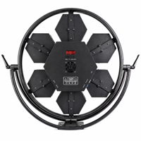 Projecteur DJ Sonore Actif 500W avec 7x60W LED Chaudes et Stroboscope RGB, Lampe à Effet DMX pour Bar et Célébrations d'Anniversaire