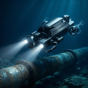 ชิ้นส่วนตู้กันน้ำสำหรับ <span class=keywords><strong>ROV</strong></span> AUV แบบสั่งทำพิเศษด้วยเครื่อง CNC - ชิ้นส่วนตู้กันน้ำเกรดสำหรับงานทางทะเล ทำจากอลูมิเนียม AL6061-T6/สแตนเลส SS316 ชุบแข็งแบบอะโนไดซ์ - Product Image 2