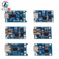 TP4056 | Chargeur 18650 3.7V 3.6V 4.2V 5V batterie au Lithium carte de Port de charge USB 1A Module Mini/Micro/type-c avec Protection