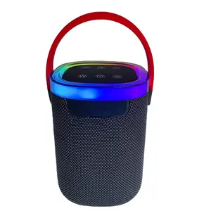 Bucket shape B18 TWS Function Waterproof IPX5 Wireless Super Bass Portable Bluetooth Speaker With FM Radio AUX for Computer