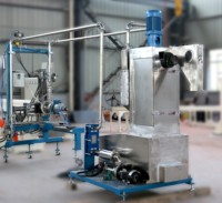 Pelletiseur sous-marin d'extrudeuse à double vis EVA TPU granule de semelle de chaussure faisant la machine système de coupe sous-marine