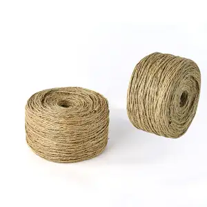 Eco Friendly Bulk Jute Twine 2 Ply 3Mm Colored Jute Rope Natural Hemp Rope For Home Decoration