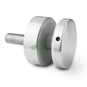 High Quality Stainless Steel Advertising Nails Customized Factory Stair Handrail Accessories Modern Screw-Fixed Glass <strong>Railing</strong> - Product Image 6