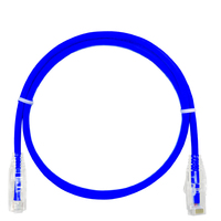 Cable Ethernet Cat6 UTP Delgado con Cubierta de PVC, Conectores Chapados en Oro, Diseño Antienredos, Resistente al Fuego CMG, Garantía de 12 Meses