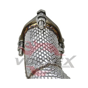 Vortex Heat Shielded Downpipe fits Audi SQ5 3.0T 2017-2023 Performance Racing <b>Exhaust</b> Pipe - Product Image 5