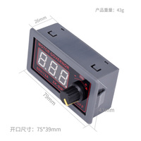 9-60v/12A/500W PWM DC pengendali kecepatan Motor 500W pengendali kipas Motor miniatur aktuator Motor Aksesori driver solenoid