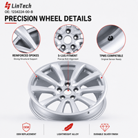 Jante en alliage argentée LinTech 19X8.5J ET40, pièce de rechange OEM 1234224-00-B pour Tesla Model 3 Standard Long Range, vente chaude