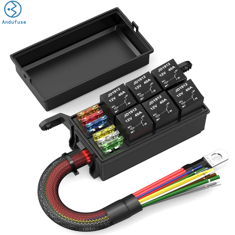 Waterproof Relay 12V 6 Way ATC