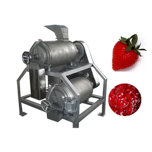 Factory Direct Sales Multifunction 500Kg/H Mango Juice Processing Machine Fruit Pulp Machine For Making Straw Pulp