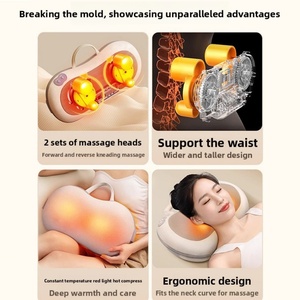 Cross-Border Household Massage <b>Neck</b> Trapezius Muscle <b>Neck</b> Massager Shoulder-<b>Neck</b> Protector Plug-In Cervical Spine Massage <b>Pillow</b> - Product Image 3