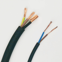 Kabel Listrik Rumah Fleksibel Guda Tembaga Padat 3*6mm^2 300/500V Isolasi PVC Selubung PVC