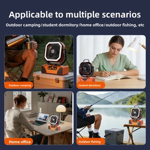 Ventilateur de camping rechargeable 40000mAh <span class=keywords><strong>portable</strong></span> USB avec lumière LED, télécommande, alimenté par batterie, pour tente et bureau - Product Image 6