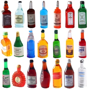 ขวดไวน์เบียร์จิ๋วสำหรับตกแต่งบ้านตุ๊กตา ของตกแต่งเครื่องดื่ม<span class=keywords><strong>แอลกอฮอล์</strong></span>ขนาดเล็ก DIY - Product Image 1