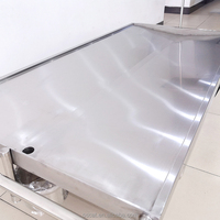 Table d'opération électrique OSCAT pour animaux, en acier inoxydable 304, inclinable, avec câble de mise à la terre de sécurité pour hôpital vétérinaire