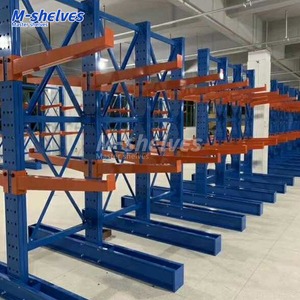 Estantería Cantilever de Metal Ajustable en Altura con Brazos Anchos para Almacén, Soporte de Almacenamiento de Láminas y Tubos Metálicos de 300 kg - Product Image 2