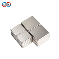 Proveedor Mayorista de Materiales Magnéticos, Imán de Neodimio Permanente NdFeB en Bloque Rectangular con Orificio Roscado para Uso Industrial