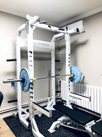 Máquina Smith Multifuncional Comercial con Cable, Entrenador Funcional, Power Rack, Equipo de Gimnasio Todo en Uno para Entrenamiento de Fuerza