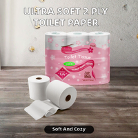 Papier toilette de qualité supérieure, absorbant, ultra doux, 3 plis, en pâte de bois vierge, emballage de 32 rouleaux