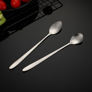 Colher de Mistura de Aço Inoxidável com Cabo Longo de 19,6cm, Polida, Segura para Lava-Louças, Ideal para Café, Coquetéis, Chá com Leite e Chá Gelado, Perfeita para Brindes - Product Image 2