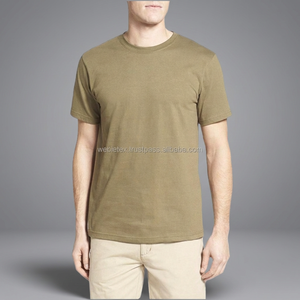 T-shirt uni pour homme imprimé sérigraphié, 100 % coton biologique, tissu tricoté, anti-rétrécissement, manches courtes, coupe classique, haute qualité - Product Image 3