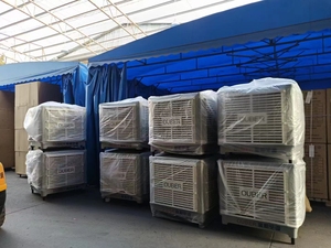 Ouber cố định làm mát không khí 18000m3/h Bên Cửa thoát khí 3 lá điều hòa không khí công nghiệp - Product Image 3