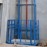 Monte-charge hydraulique personnalisable de haute qualité 1000kg 2000kg 3000kg 5000kg pour entrepôt, élévateur de fret électrique télécommandé Konty