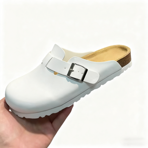 Zapatos <span class=keywords><strong>de</strong></span> zuecos <span class=keywords><strong>de</strong></span> Mula para mujer <span class=keywords><strong>de</strong></span> alta calidad, <span class=keywords><strong>venta</strong></span> directa <span class=keywords><strong>de</strong></span> fábrica, estilo Semi-Drag <span class=keywords><strong>de</strong></span> gamuza <span class=keywords><strong>de</strong></span> piel <span class=keywords><strong>de</strong></span> vaca, hebilla <span class=keywords><strong>de</strong></span> suela <span class=keywords><strong>de</strong></span> corcho cómoda - Product Image 6