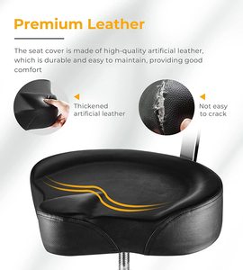 Trono de tambor para adultos de alta resistencia con altura ajustable y respaldo Asiento de tambor negro para músicos Accesorio de instrumento musical - Product Image 4