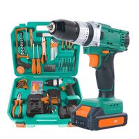 Ensemble combiné d'outils électriques OEM Perceuse sans fil Autres clés à main Coffret à outils Kits d'outils