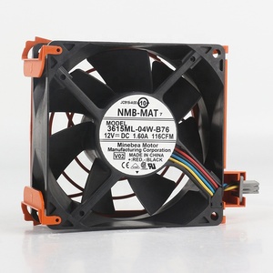 NMB 24V 48V DC12V 1.60A AC EC 9038 90X90X38MM 9CM Volume d'air élevé PWM Contrôle de température <span class=keywords><strong>Dell</strong></span> Modèle 3615ML-04W-B76 Ventilateur de refroidissement - Product Image 1