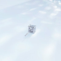 Orecchini a lobo in platino Pt950 con diamante da laboratorio, anelli a quattro griffe, anelli in moissanite, anelli di fidanzamento, anelli raffinati, anelli aperti placcati oro da donna