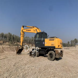 Excavatrice Hyundai 210w-9 d'occasion Modèle 2023 Robuste LIVRAISON GRATUITE Moteur fiable Grande puissance Moteur de pompe Composants de base certifiés - Product Image 2