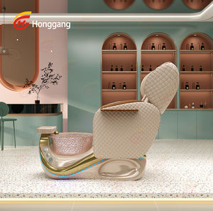 ชุดเก้าอี้นวดเท้าและเท้าแบบยืดหดได้ชุดเก้าอี้ทำเล็บเท้าสไตล์โมเดิร์นปลาโลมาหรูหรา - Product Image 6