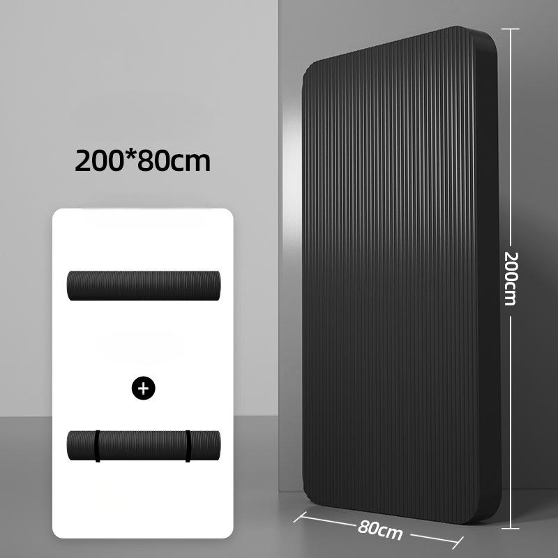 Sangle de rangement noire robuste et épaisse de 20 mm, 200 x 80.