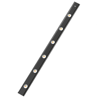 Spot d'armoire noir mat Super Slim en aluminium 3000K pour meubles de salle de bain