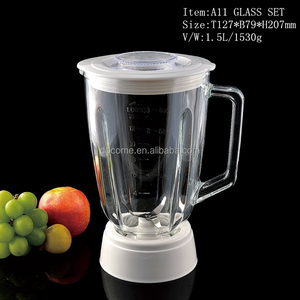 Licuadora de piezas de repuesto: Licuadoras, exprimidores, tapa de tarro + base inferior con cuchilla y anillo de sellado para licuadoras de piezas <span class=keywords><strong>Syo</strong></span> - Product Image 5