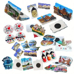 Refrigerator Custom Polyresin Tourist Souvenir Gift Aimants Pour Le 3D Hamburger Frigo Magnet - Product Image 5