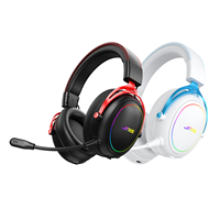 Casque de jeu JINMS V9 PRO Tri Mode avec haut-parleur de 40 mm, son surround 7.1, batterie de 1500 mAh, 285 g, casque supra-auriculaire OEM ODM